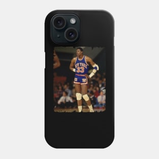 Patrick Ewing, Standing During a Game Against The Atlanta Hawks Back In 1986 Phone Case