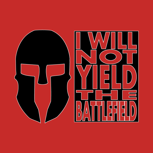 Spartans Do Not Yield the Battlefield by SnarkSharks