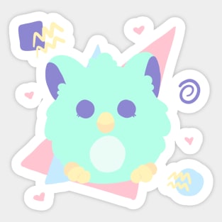 Champagne Furby Sticker for Sale by OutsiderCorner