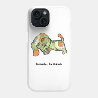 Remember The Animals Funny Dog Beagle T-Shirt (Animal Shelter & Rescue) Phone Case