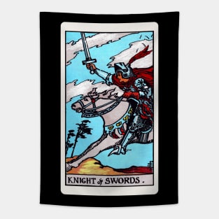 Card #61 - Knight Of Swords - Rider Waite Smith Tarot Tapestry