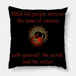 YOGA International Day Pillow