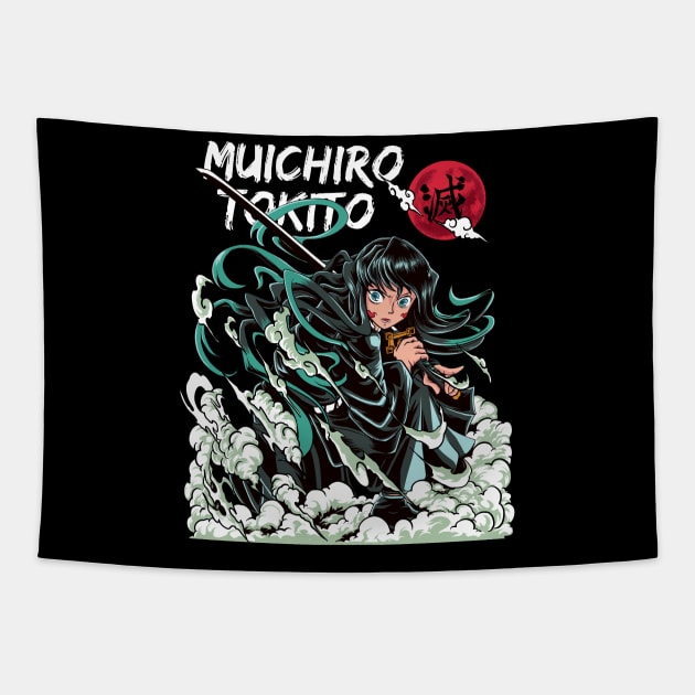 Demon Hunter Tokito Tapestry by mazyoy