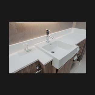 modern bathroom sink and faucet T-Shirt