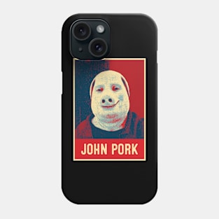 John Pork Vintage Retro Funny Meme Phone Case