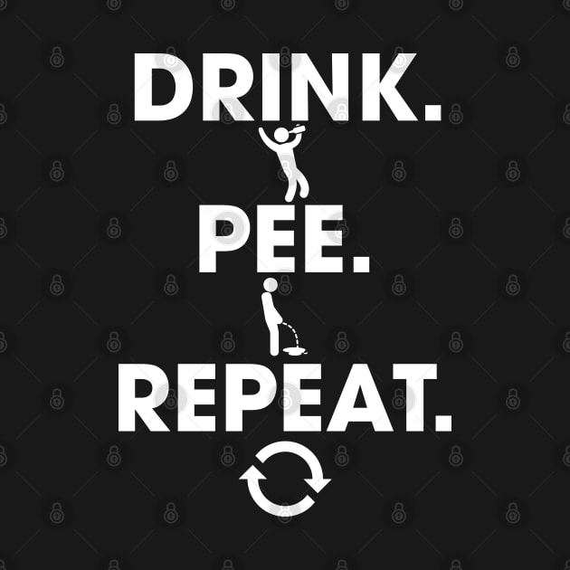 Drink. Pee. Repeat. by darklordpug