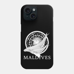 Maldives Republic Humpback Whales Phone Case