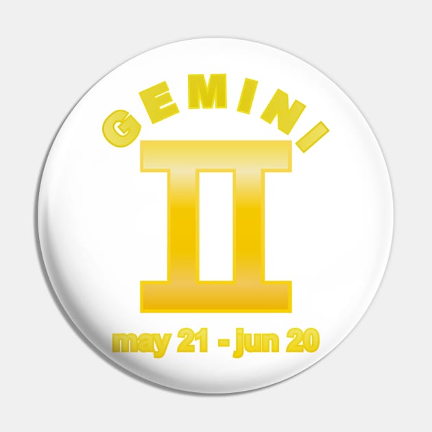 Gemini Pin by MBK