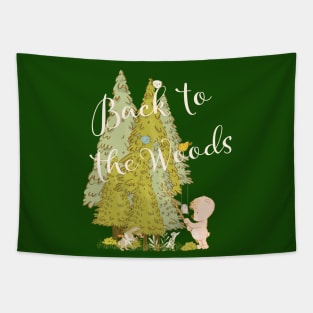 Back To The Woods Tapestry