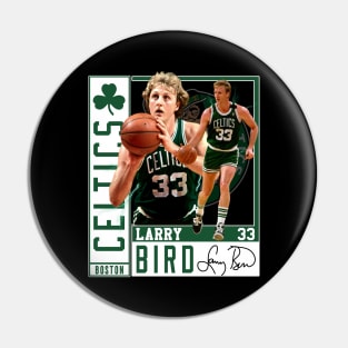 Larry Bird Legend Air Bird Basketball Signature Vintage Retro 80s 90s Bootleg Rap Style Pin