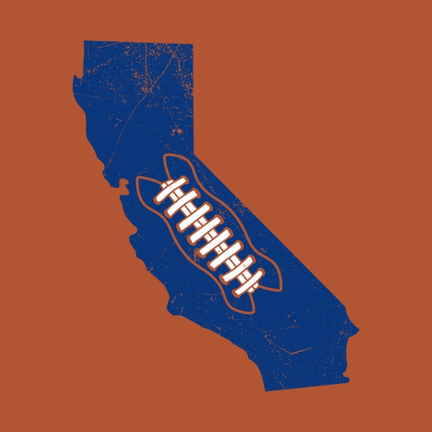 California Football, Retro - Gold by KFig21