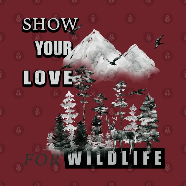 Show your love for wildlife by TeeText