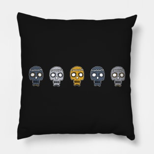 Nature's Sculpture (Halloween Skull Pattern) Pillow