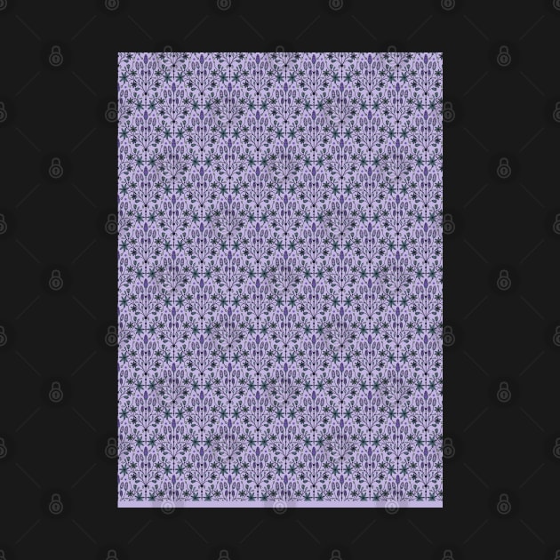 Icelandic Lupine seamless pattern by Loopyful