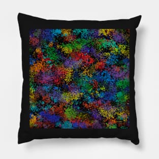 Flicks and Splatters Pillow