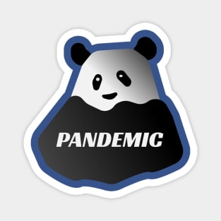 Pandemic Panda (royal blue) Magnet