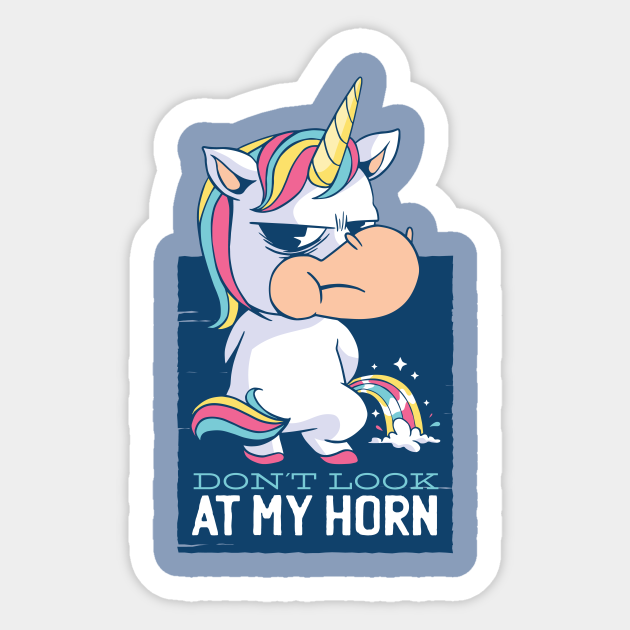 Funny Unicorn - Funny Unicorn - Sticker | TeePublic Funny Unicorn - Funny Unicorn - Sticker | TeePublic
