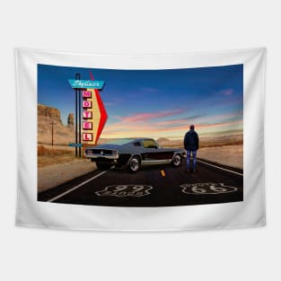 Route 66, Skyliner Motel USA Tapestry