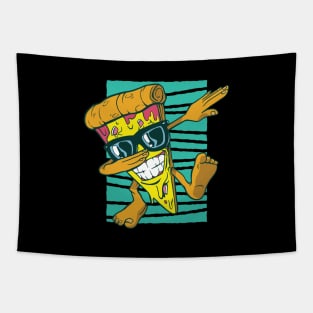 Pizza Dabbing Tapestry