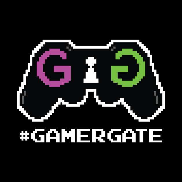#GamerGate 8 Bit Controller Logo by UnluckyDevil