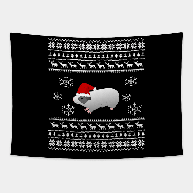 Guinea Pig Christmas Gift Tapestry by othmane4