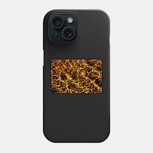 Waves on a sandy beach abstract pattern Phone Case