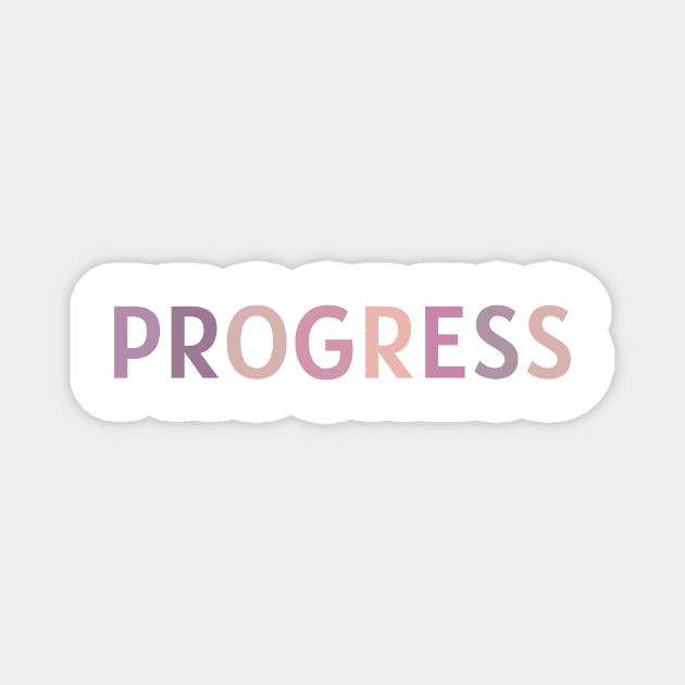 Progress Magnet by BloomingDiaries