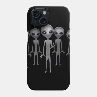 My Alien friends Phone Case