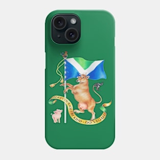 go vegan Phone Case