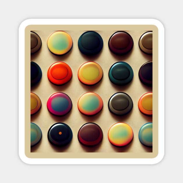 DOTS AND BUTTONS Magnet by INNOVA CREATIONS