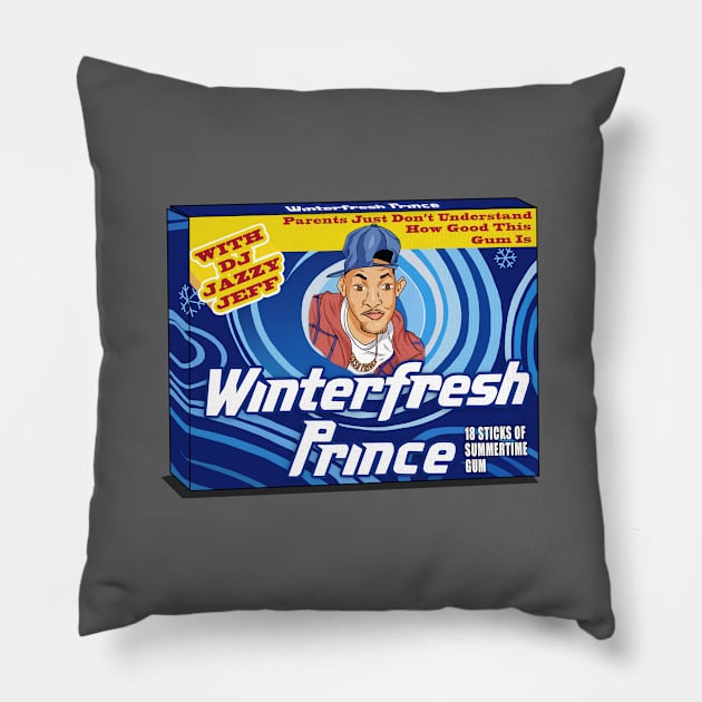 WinterFresh Prince Pillow by mattlassen