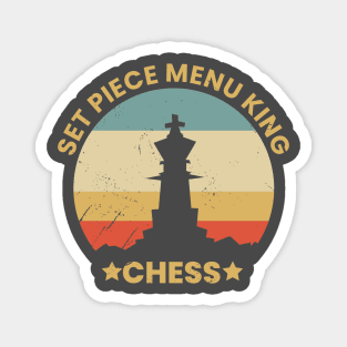 Vintage chess retro Magnet