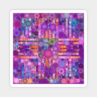 Bubble Quilt Square Magnet