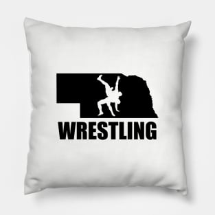 Nebraska Wrestling Pillow