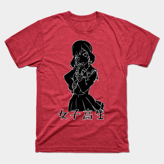 Disover SCHOOL GIRL - SAD JAPANESE AESTHETIC - Anime And Manga - T-Shirt