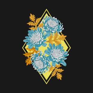 Chrysanthemum Flowers Art T-Shirt