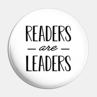 Teacher - Readers are leaders Pin