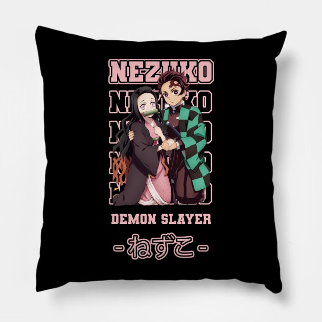 Nezuko Kamado Pillow by Pantat Kering