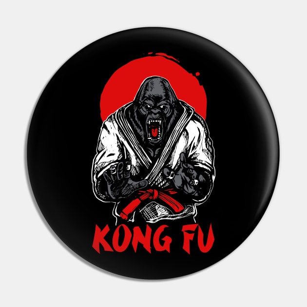 Kong Fu Pin by Planet of Tees