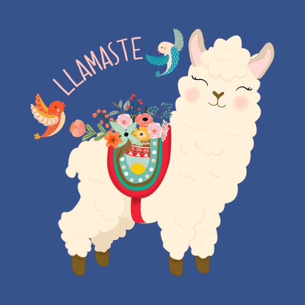 Llamaste - When A Llama Offers You A Respectful Greeting by LittleBunnySunshine