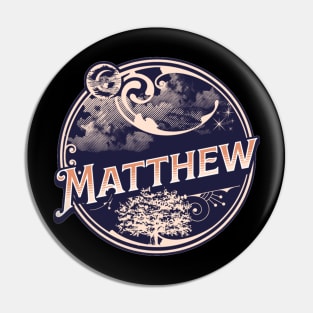 Matthew Name Tshirt Pin