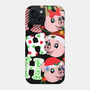 Ho Ho Ho Funny Christmas For Pig Lovers Phone Case