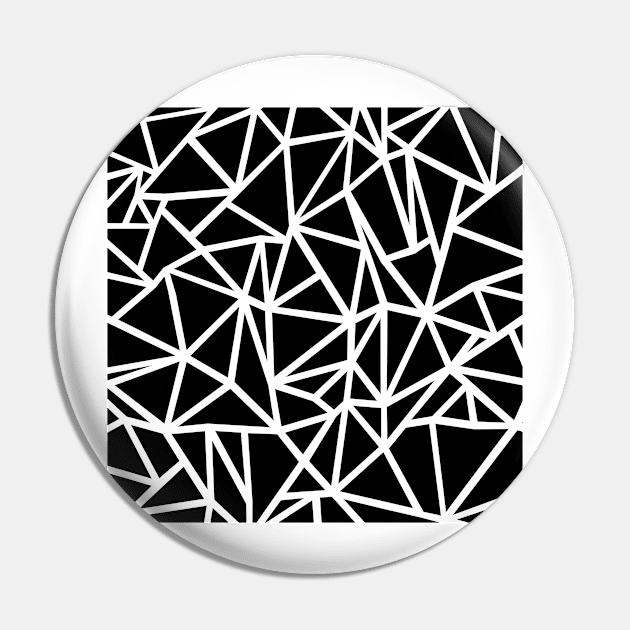 Abstract Outline Thick Black Pin by ProjectM