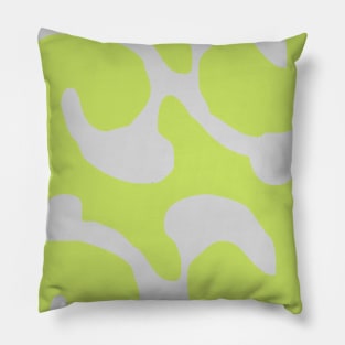 Abstract pattern gray pastel swirl Pillow