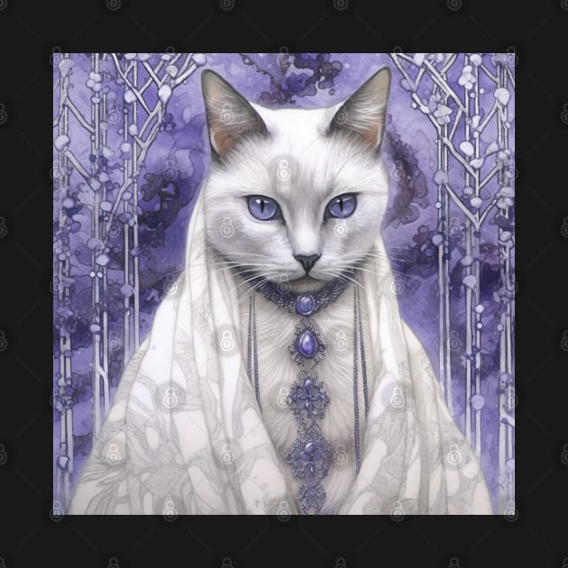 Siamese Portrait by Enchanted Reverie