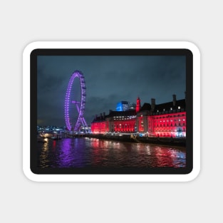 London Eye Ferris Wheel in Blue colour Magnet