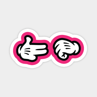 Run the Jewels Cartoon Hands Logo Magnet