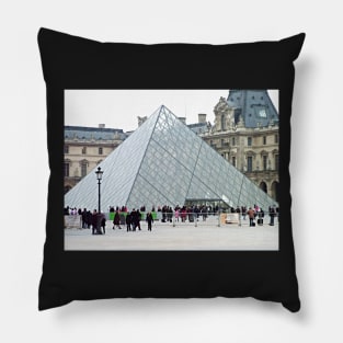 The Louvre Museum Paris Pillow