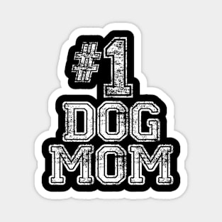 1 Dog Mom   Number One Dog Lovers Pet  Ee Magnet