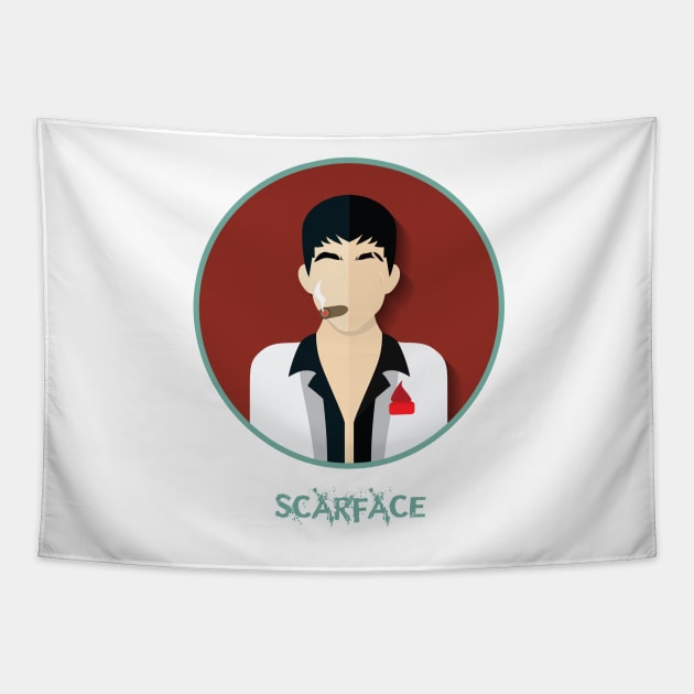 Scarface Tapestry by diretoriododesign